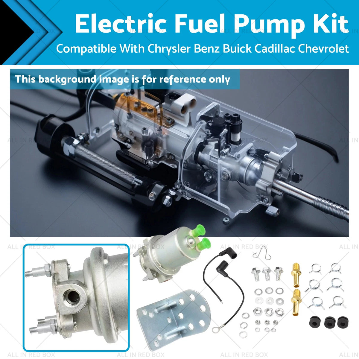 Electric Fuel Pump Kit for GMC Suburban C25 K25 C15 C35 Sprint (P4070)