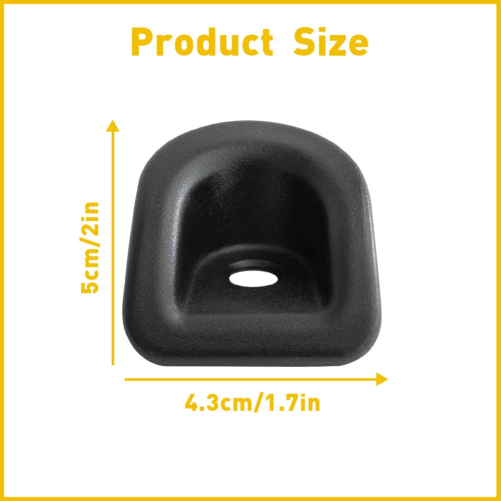 Set of 4 Black Door Panel Lock Grommets for Ford Mustang (2005–2014)