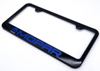 License Plate Frame Black Plastic OEM Replacement for Jeep Wrangler (2007–2018)