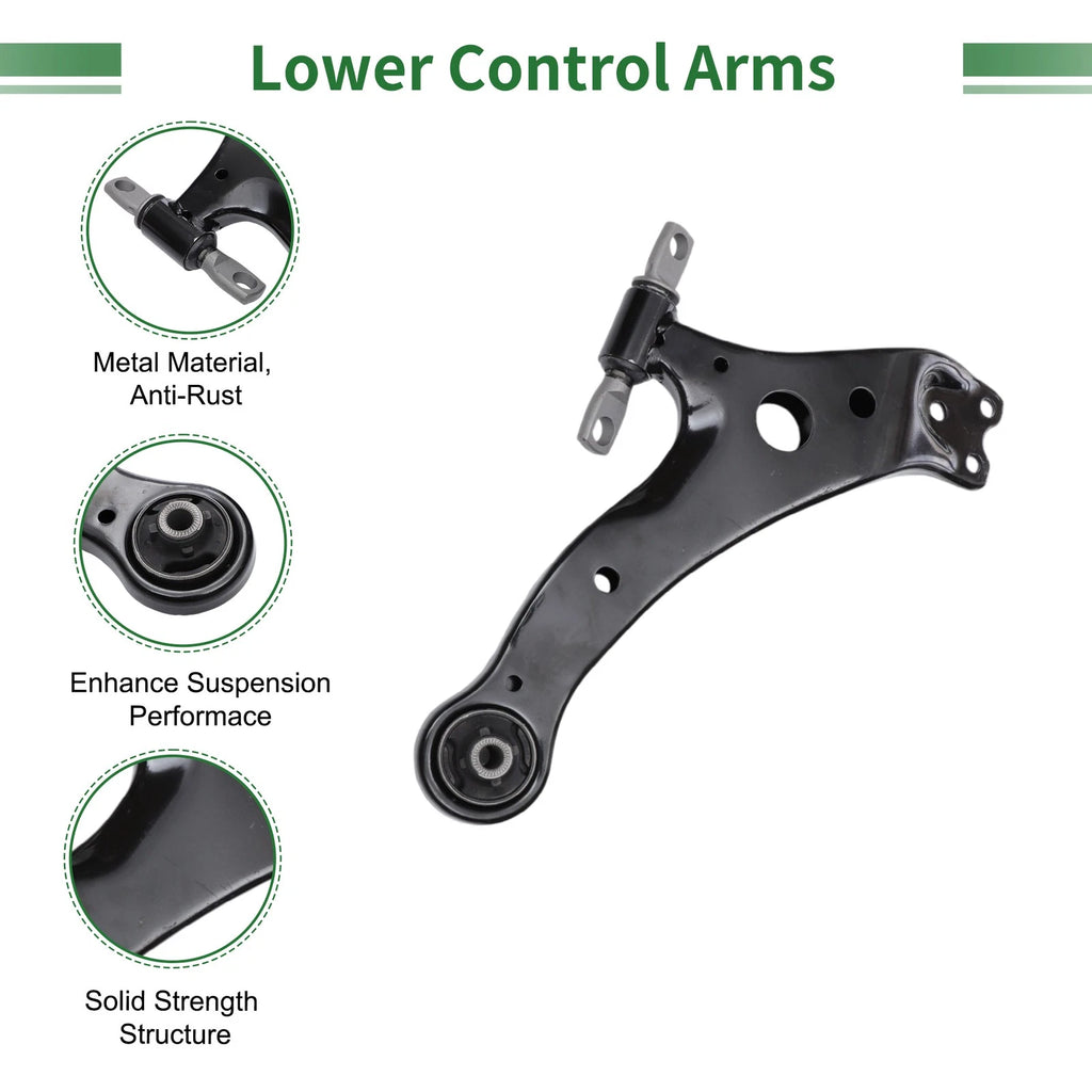 12pcs Front Suspension Kit Lower Control Arm for Toyota Camry (No. ES80602/K750011)