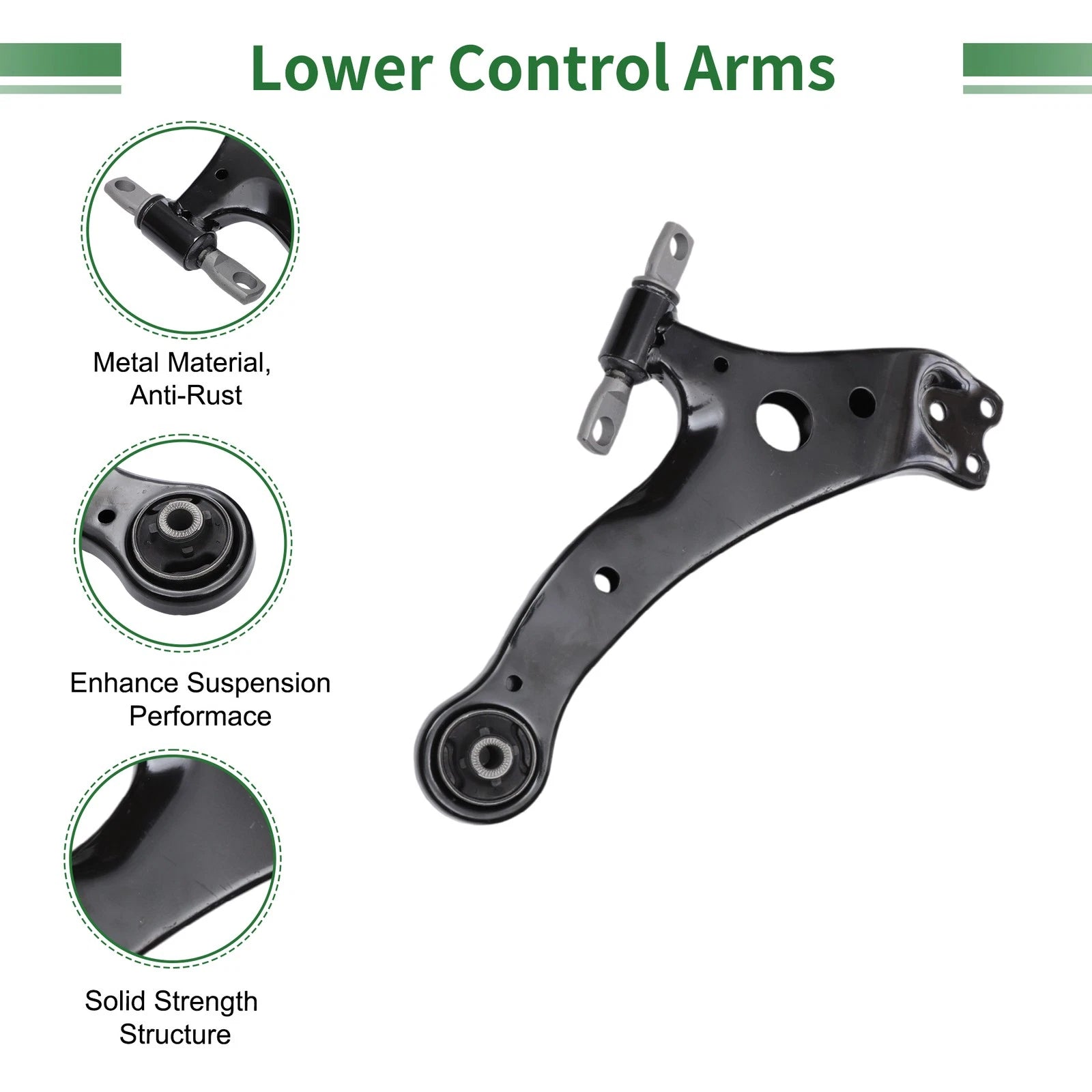 12pcs Front Suspension Kit Lower Control Arm for Toyota Camry (No. ES80602/K750011)
