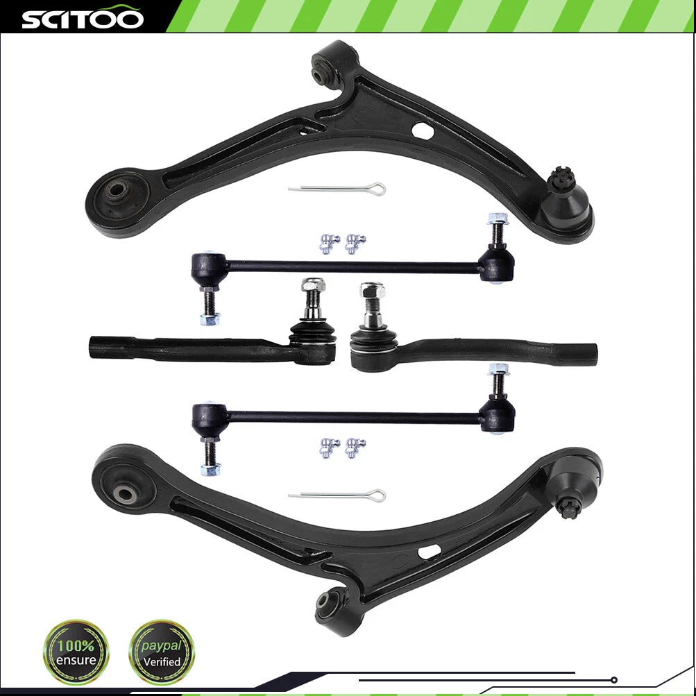 Front Lower Control Arm Ball Joints Tie Rod for Acura MDX (2001–2005)