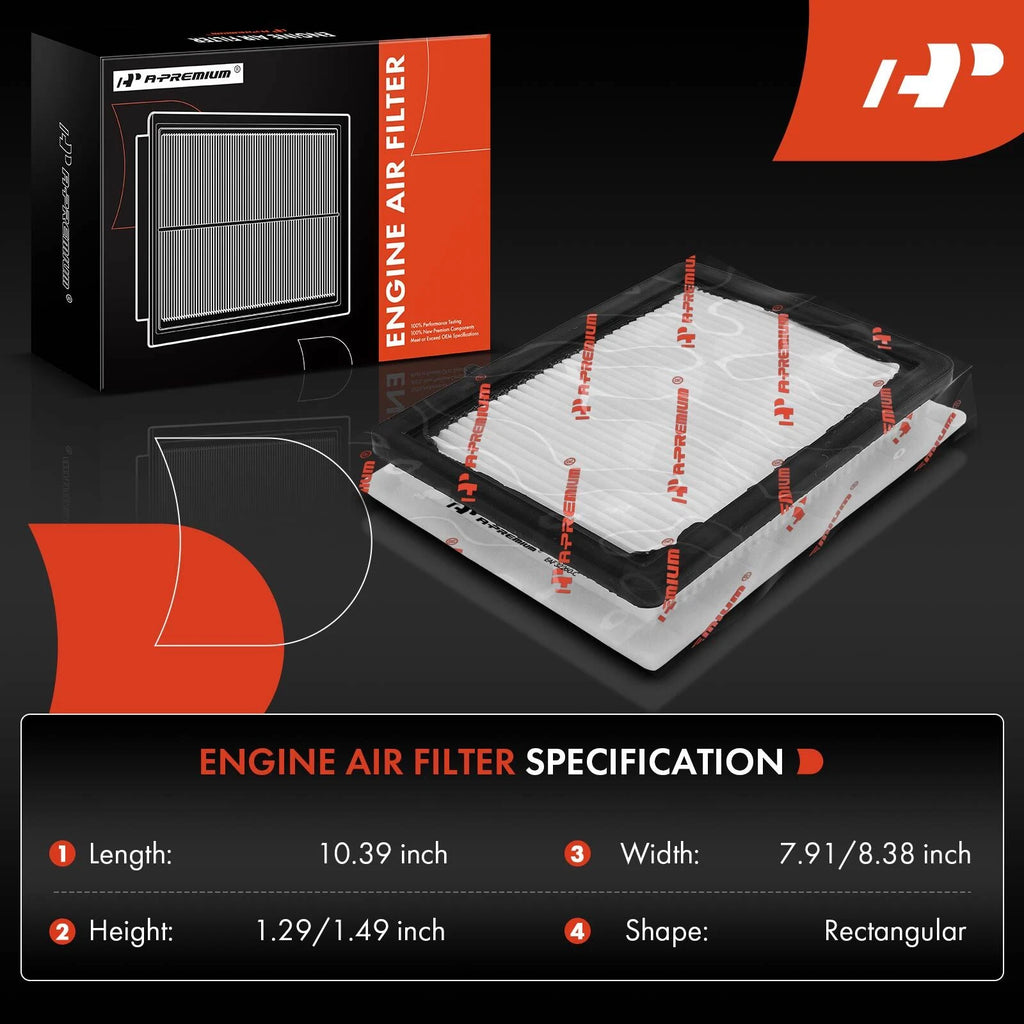 2X Engine Air Filter for Chevrolet Equinox GMC Terrain (2018-2022)