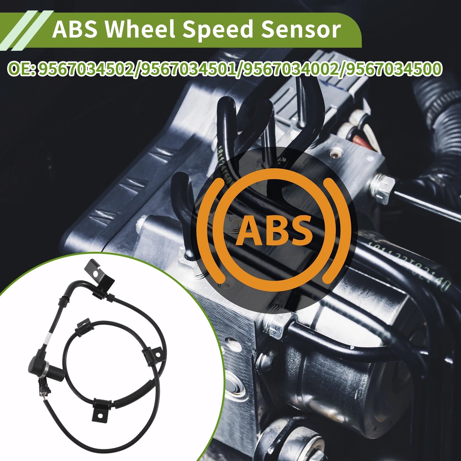 ABS Wheel Speed Sensor No. 9567034502 for Hyundai Sonata (1995–1998)