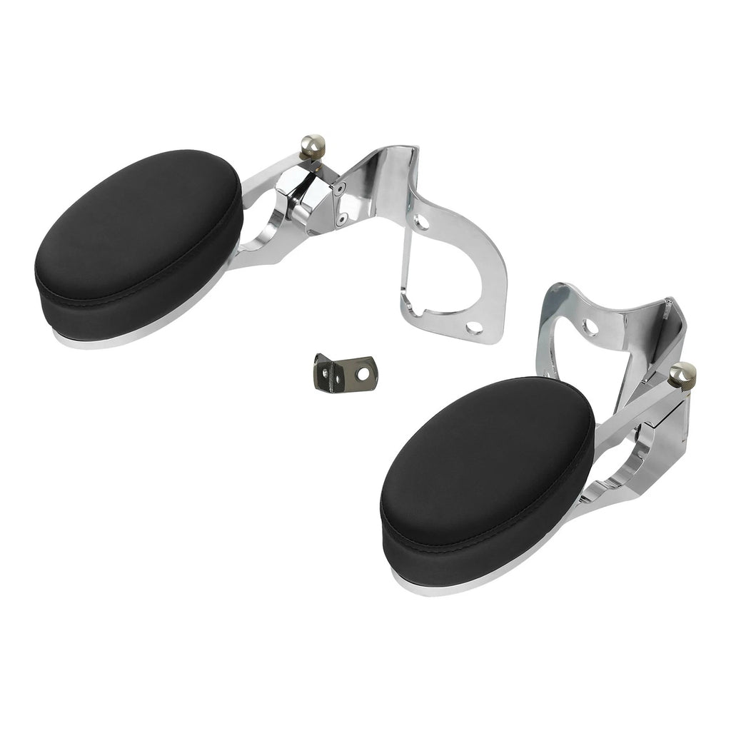 Adjustable Rear Passenger Armrests for Harley Electra Glide (2014–2025) Chrome