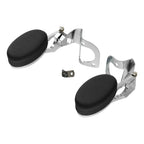 Adjustable Rear Passenger Armrests for Harley Electra Glide (2014–2025) Chrome