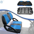 Set of 4 Blue Front Rear Seat Covers for Club Car Precedent (2004–Present)