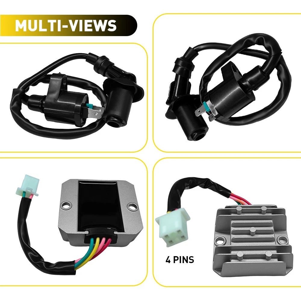 CDI Ignition Coil Voltage Regulator Kit for GY6 Scooter (50ccâ150cc)