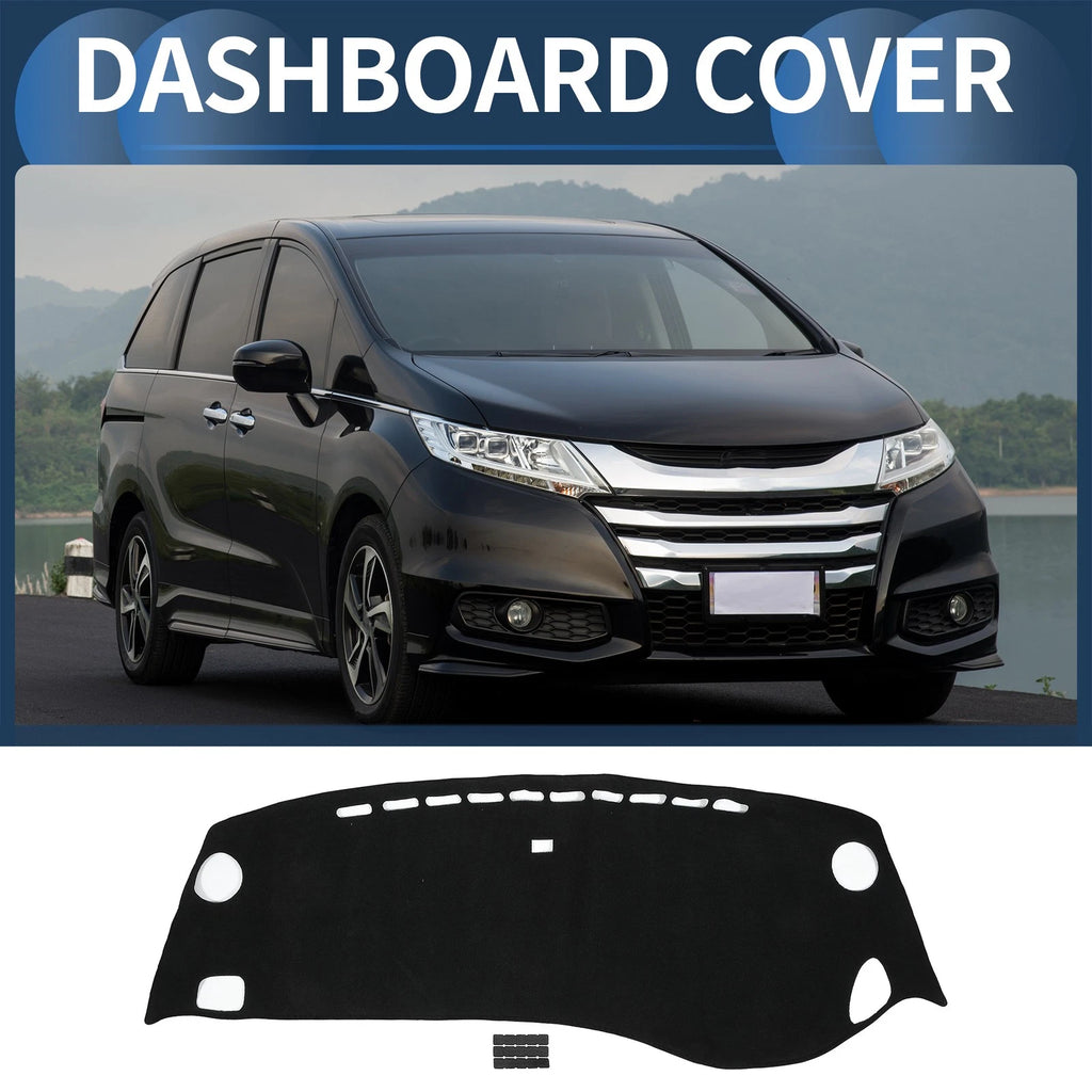 Dashboard Dash Cover Mat for Honda Odyssey RB3 RB4 (2016–2019) Black Set of 1