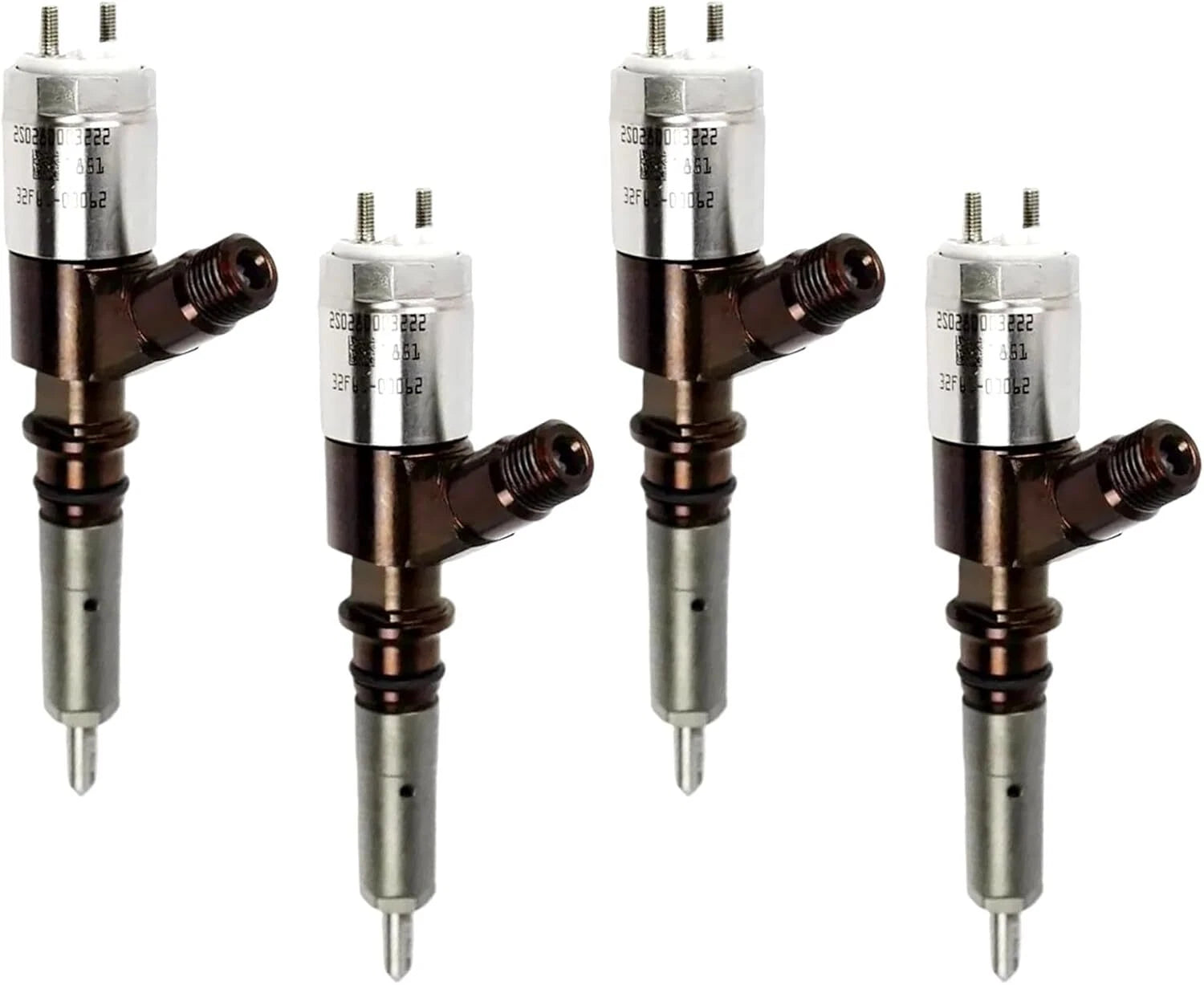 Set of 4 Fuel Injectors for Caterpillar 320D 321D 321DLCR 323D (Excavator) 326-4740