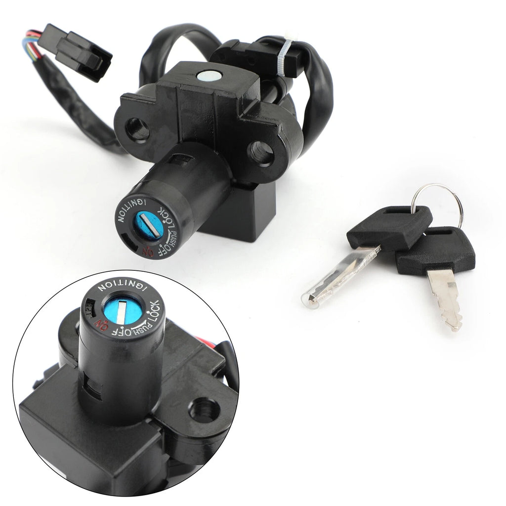 Ignition Switch Keys Steering Lock for Honda XR650L (1993–2017), XR250L (1991–1996)