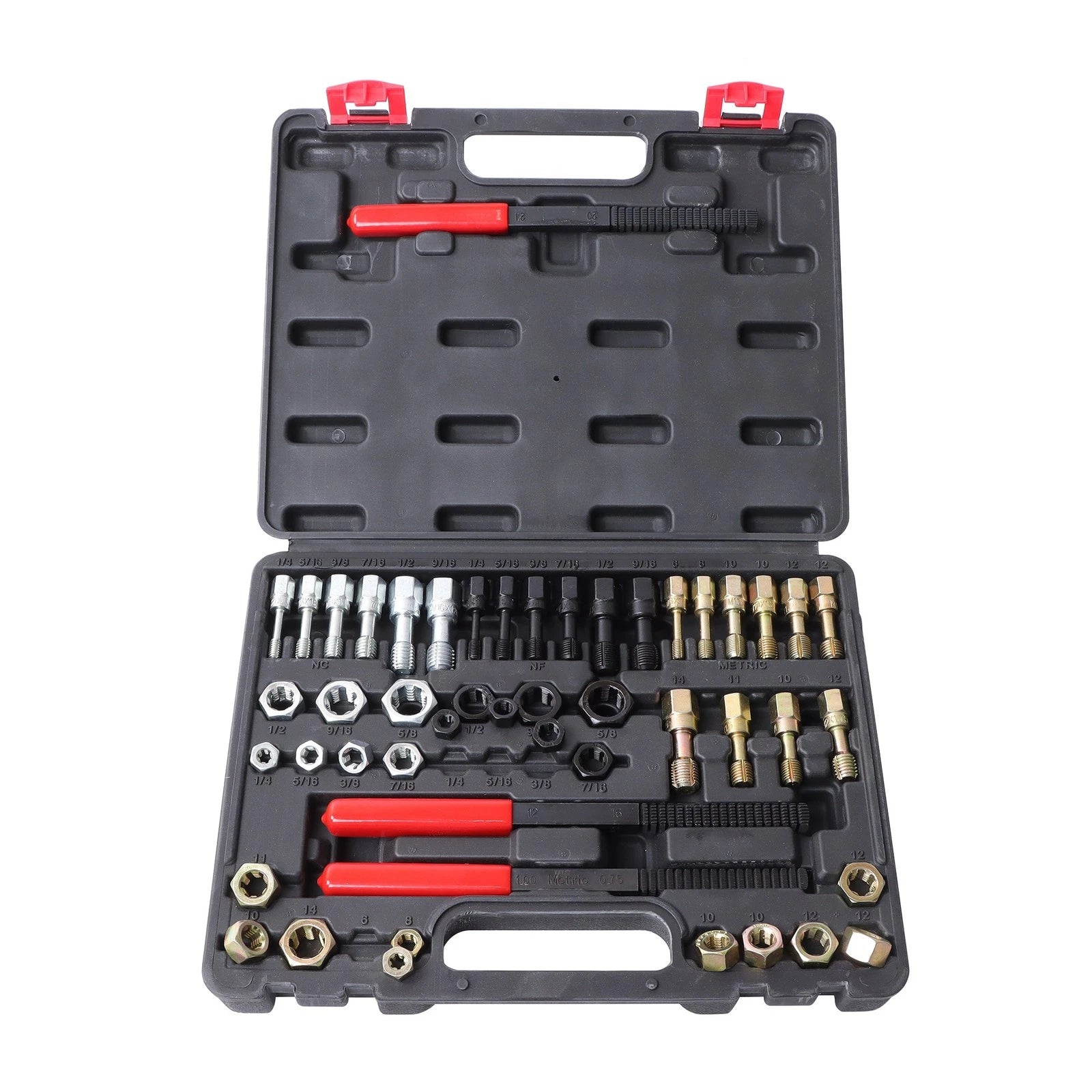49-Piece Thread Repair Chaser Set for Metric Rethreading