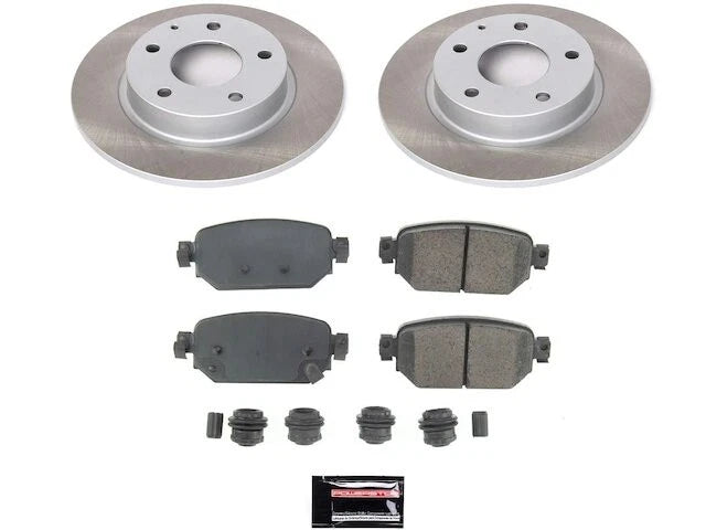 Rear Brake Pad and Rotor Kit for Mazda 3 (2017–2018) RK775QM