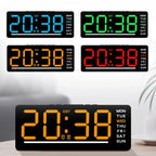 Digital Alarm Clock Multi-Function LED Display for Cars Yachts RV Home