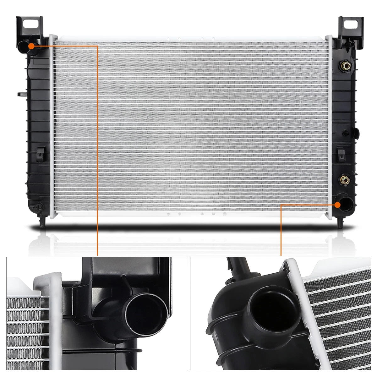 28" W Core OE Radiator for GMC Sierra/Yukon/Silverado/Escalade (1999–2006) DPI-2334