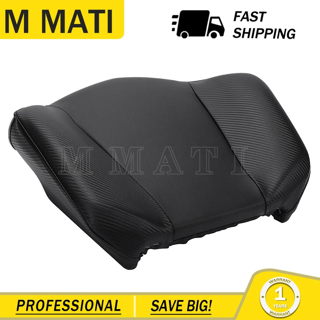 Base Bottom Seat Cushion for Polaris RZR 800, RZR 900 (2008–2014) #2685956