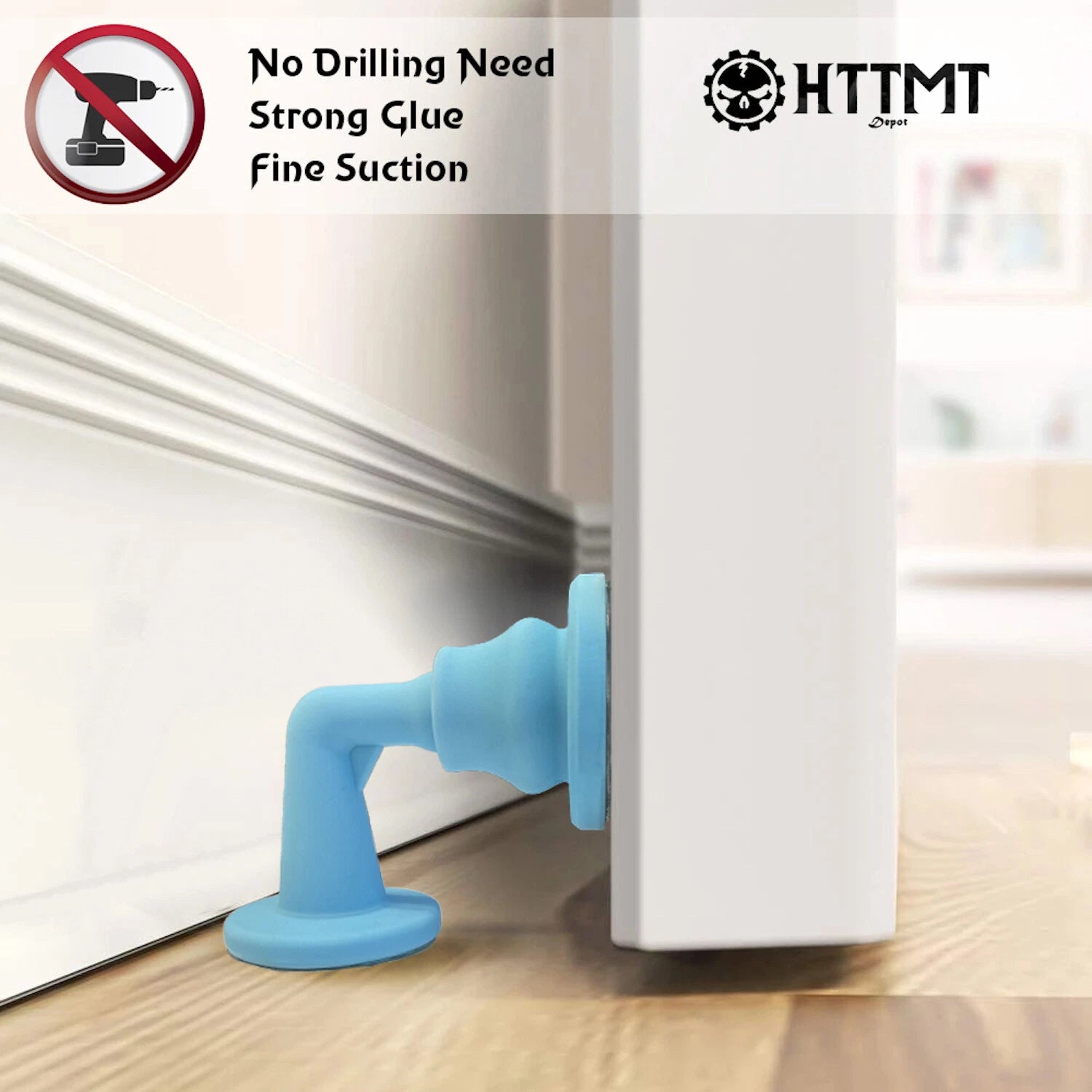 Silicone Door Stopper Set of 4 for Universal Use (HTTMT)