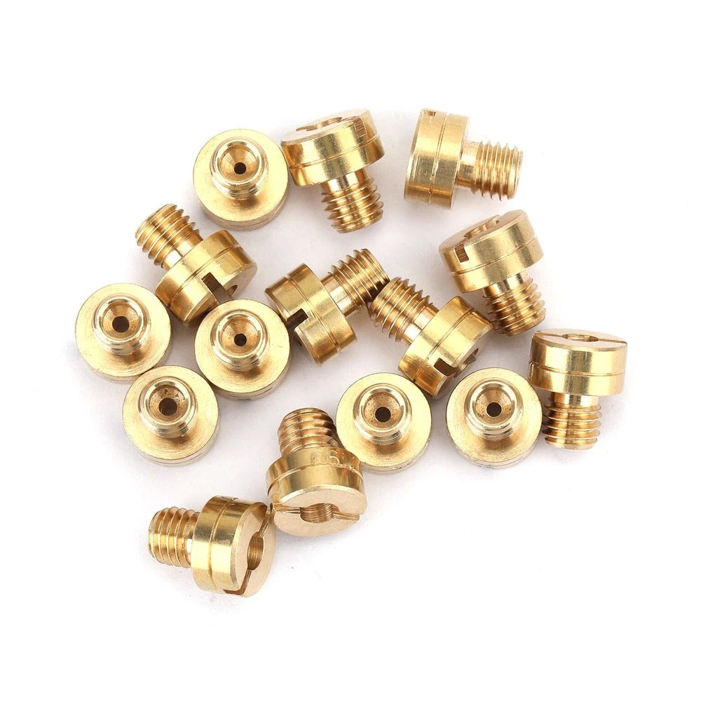 15Pcs Carburetor Main Jet Repair Parts for Mikuni VM22 VM24 VM26 VM30