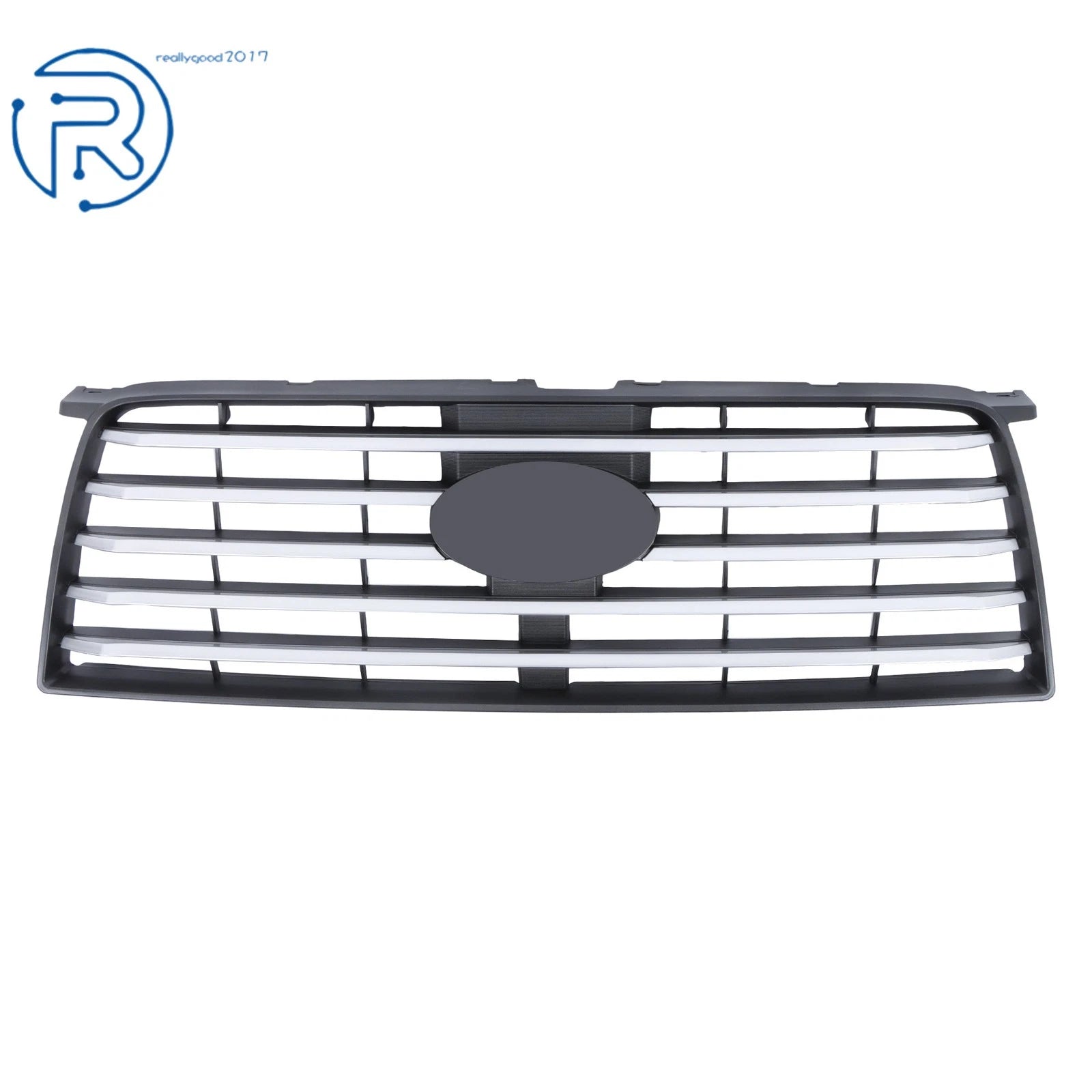 Front Bumper Upper Grille Silver Accent Bar for Subaru Forester (2006-2008)