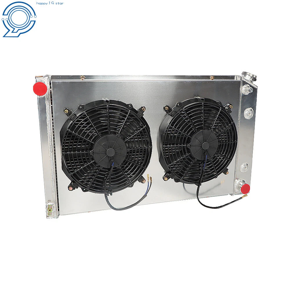 3 Row Aluminum Radiator Shroud Fan for Monte Carlo Camaro (1978–1987)