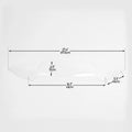 4.5" Clear Flare Windshield for Harley Touring Road Glide (2015–Present)