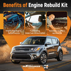 Engine Rebuild Overhaul Kit for Hyundai Tucson Kia Soul (2010–2013)