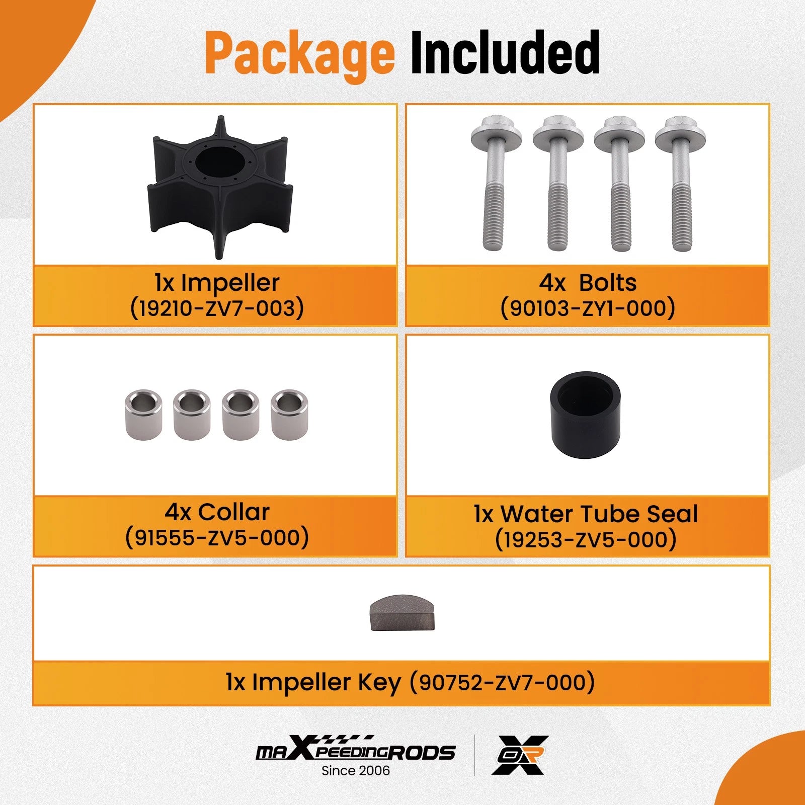 Boat Service Kit for Honda BF25A BF25D BF30A BF30D (2016–2019)