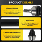 Set of 2 CV Axle Shaft Assembly for Jeep Cherokee 4WD AWD