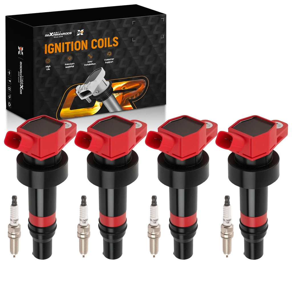 Ignition Coil & Spark Plug Kit for Hyundai Accent 1.6L (2010–2017) Replaces UF652