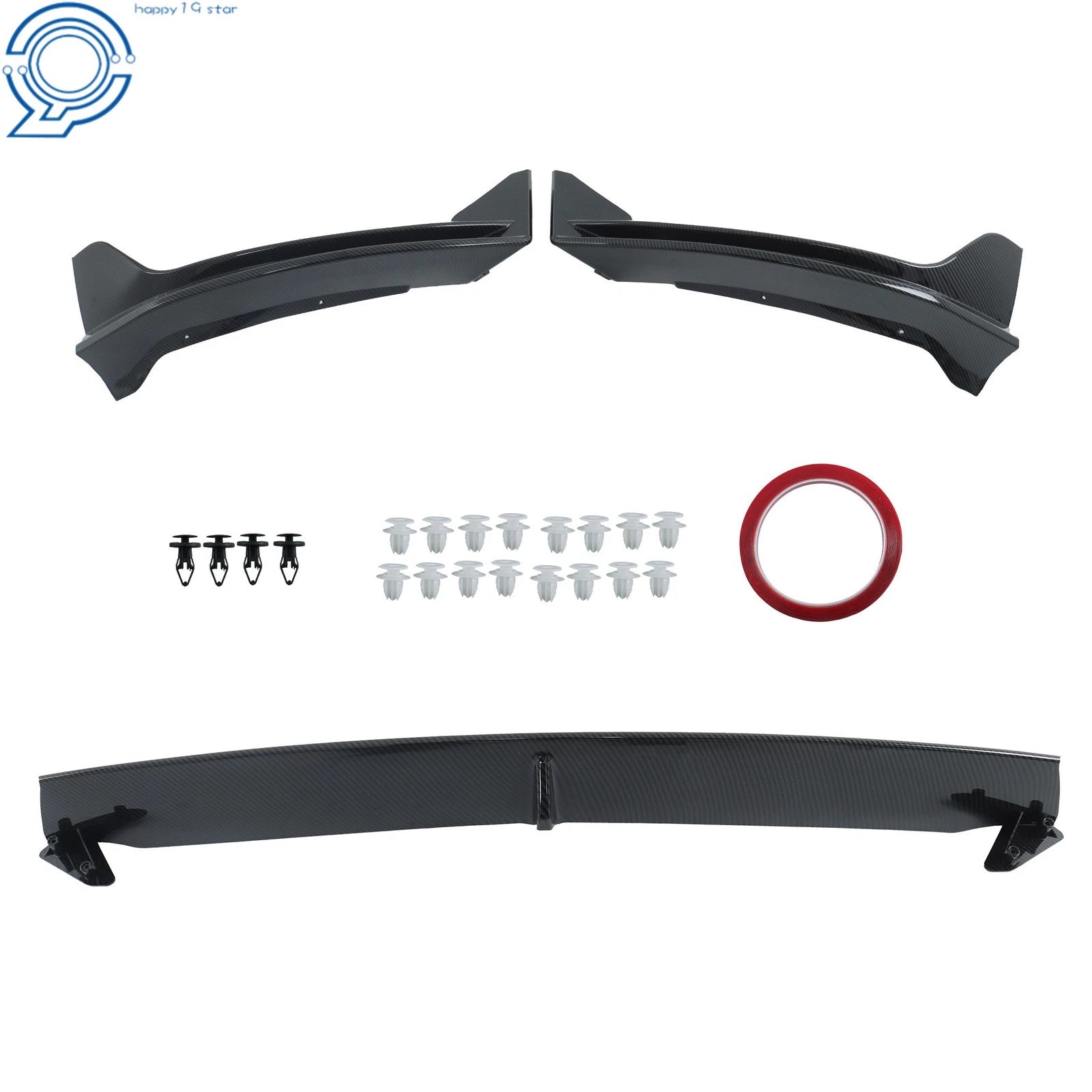 Carbon Style Front Bumper Lip Splitter for Tesla Model Y (2020-2024)