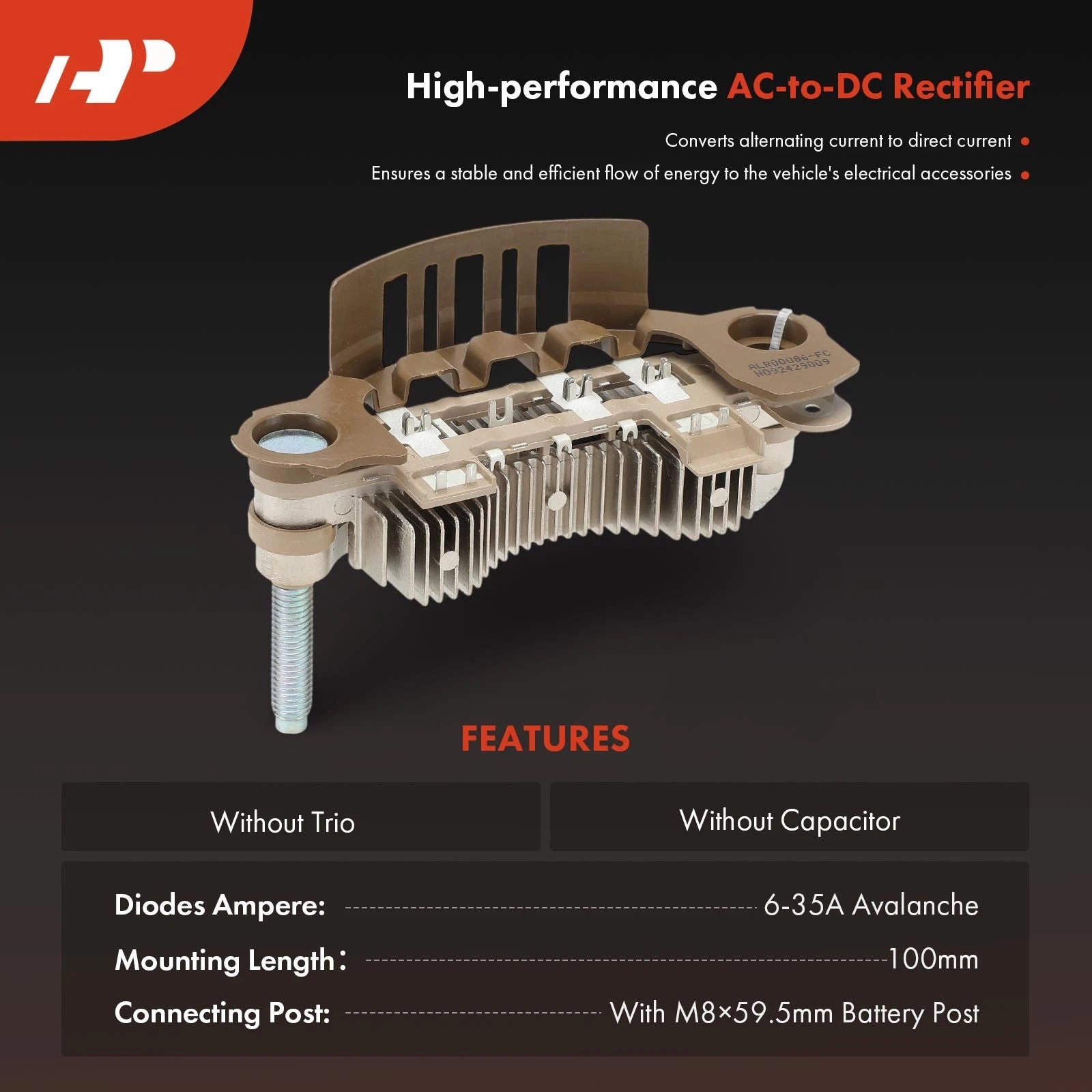Alternator Rectifier Diode for Nissan Pathfinder Mitsubishi Outlander