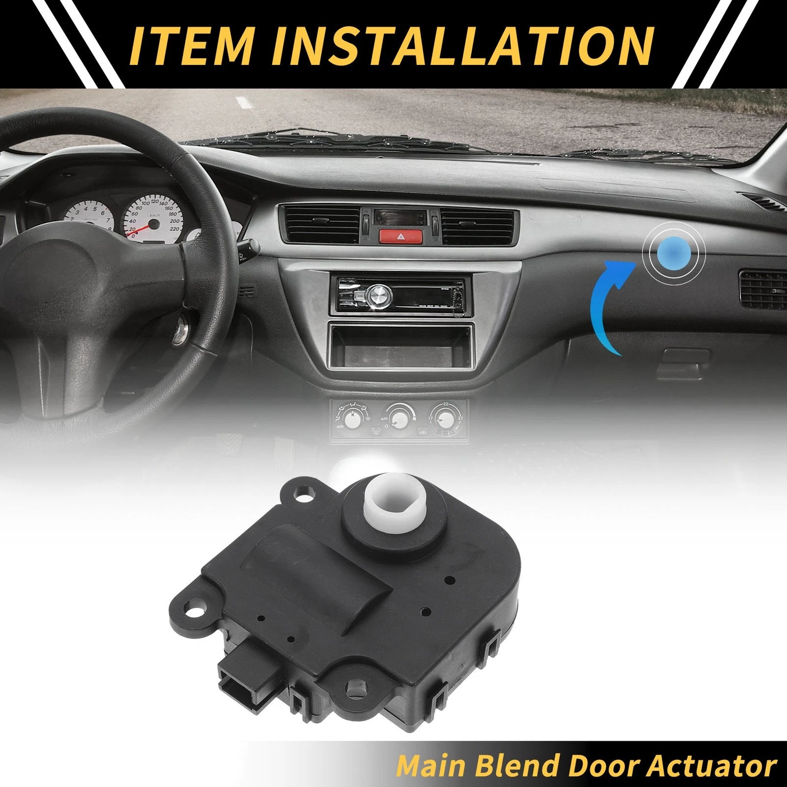 HVAC Air Door Actuator Heater Blend for Toyota Tacoma (2005–2023) No. 604332/8710604040
