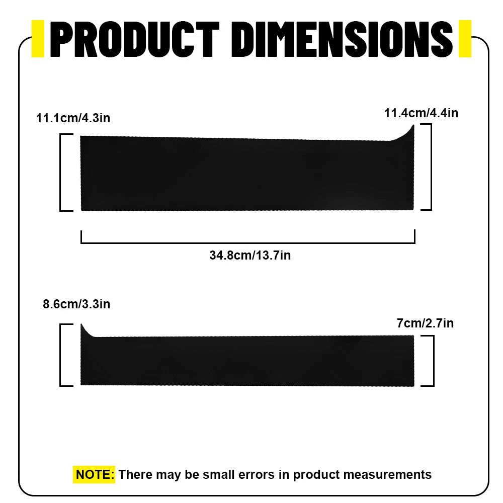 Stainless Steel Black Pillar Post Trim for Chevy Colorado GMC Canyon (2015–2022)