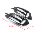 Carbon Fiber ABS Rear Tail Light Bezel for Honda Civic 2016-2021 Sedan