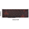 Red Backlight Keyboard for Acer Nitro 5 AN515-43 AN515-54 AN517-51 AN517-52