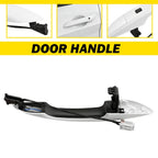 White LH Front Outside Door Handle for Hyundai Elantra (2021–2023) 82651-AA200