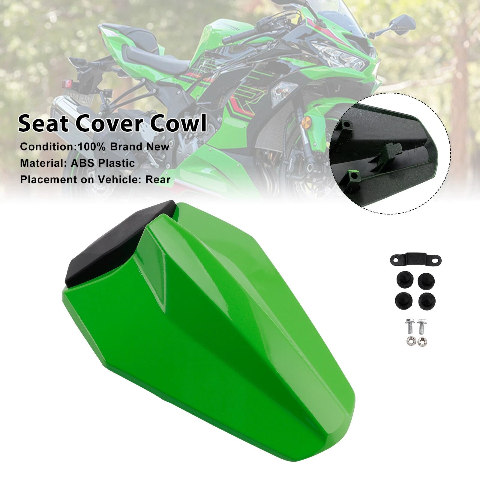 Racing Tail Rear Seat Fairing Cowl for Kawasaki ZX25R ZX4R ZX4RR (2020–2025)