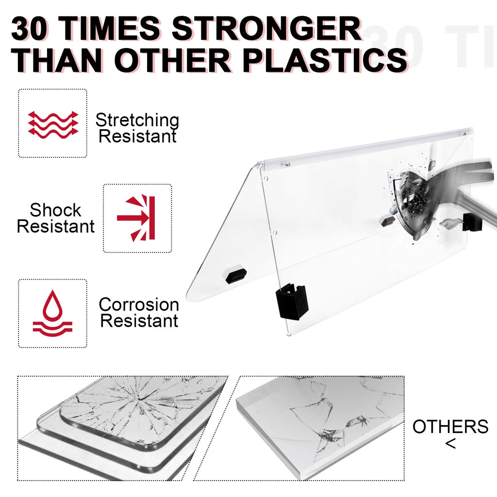 Folding Clear Windshield for Club Car DS (1982-2000.5)