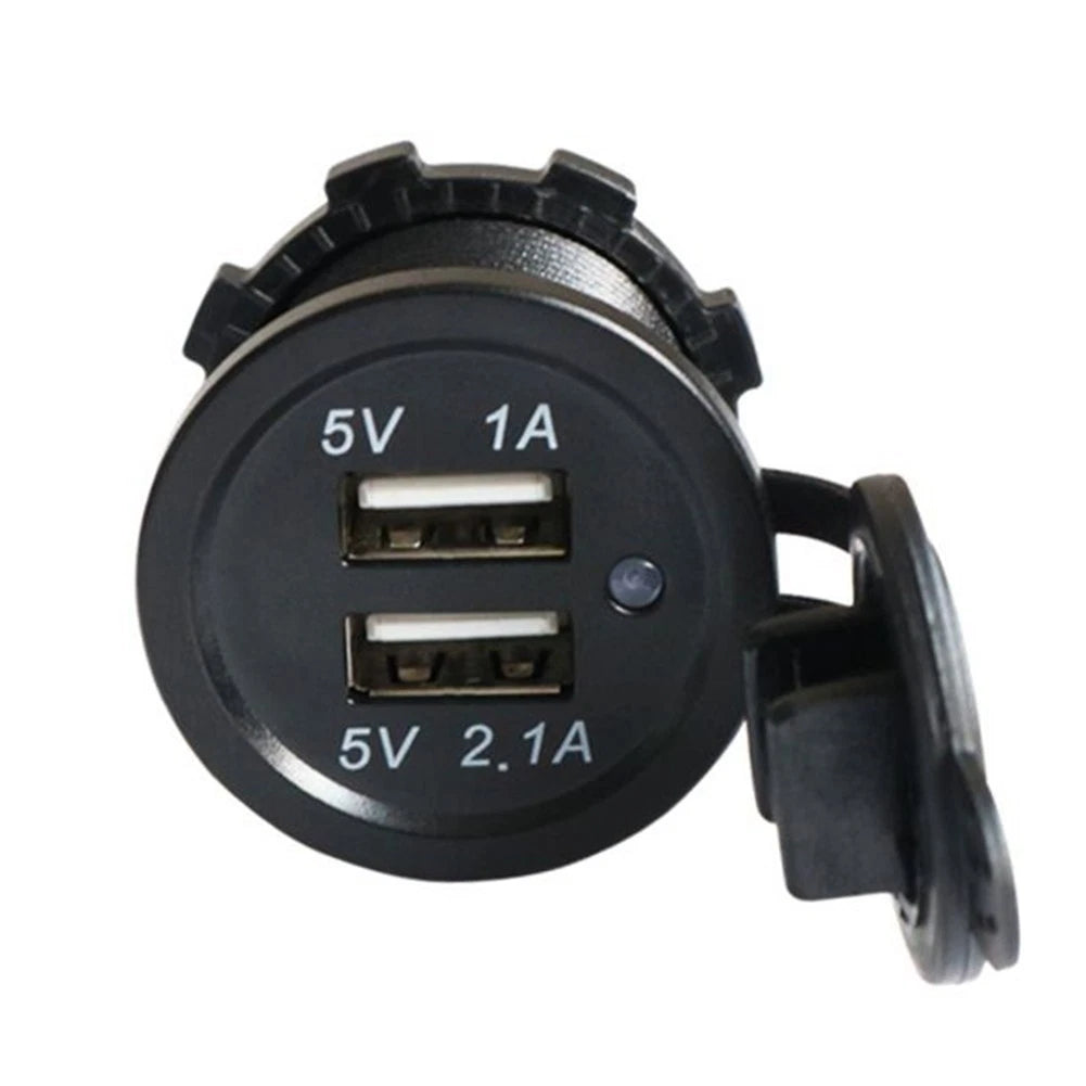 Dual Output USB Power Splitter for Cars and Boats