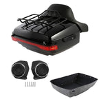 LED Trunk Pad Backrest Rack Speaker for Harley Street Glide (2014–2026)