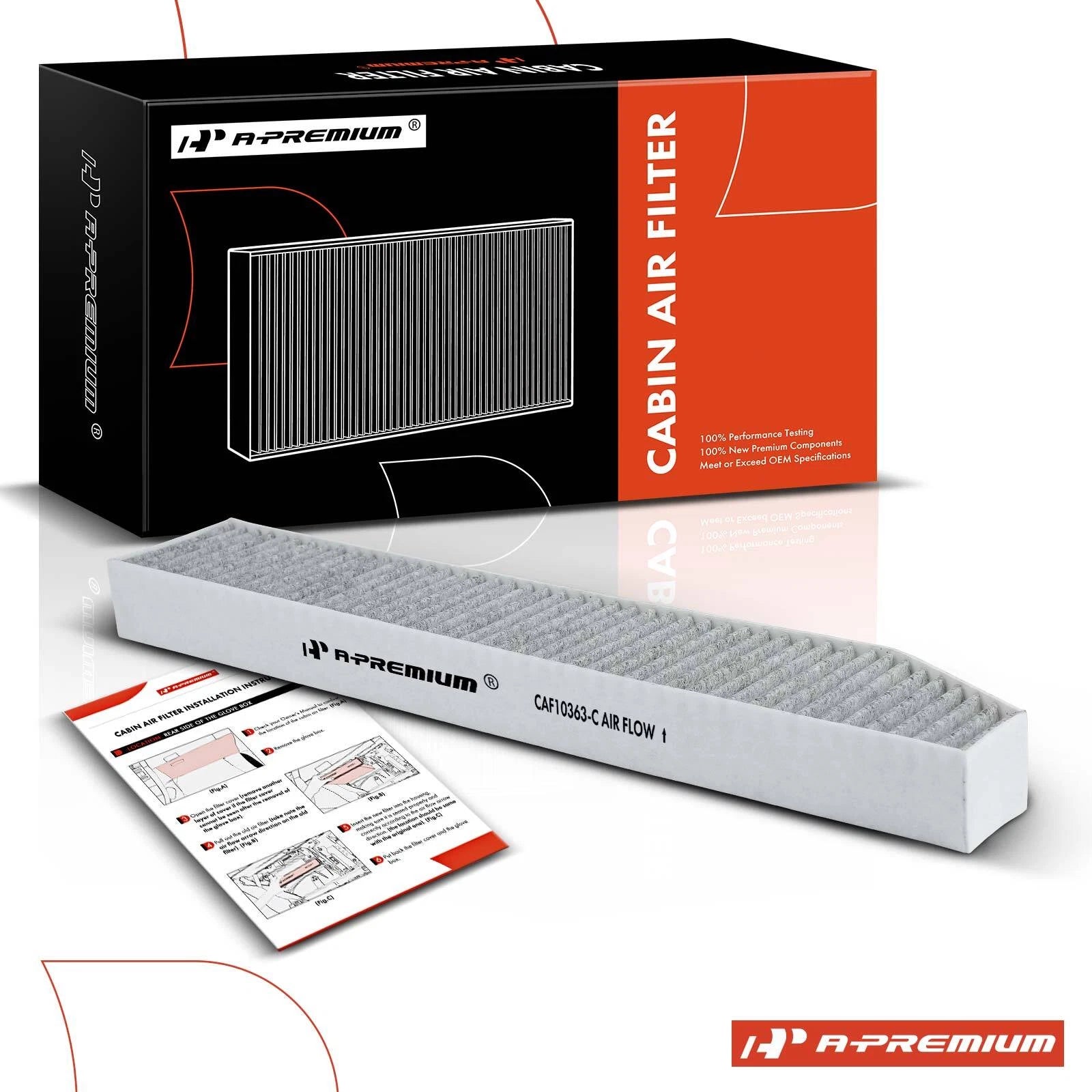 Activated Carbon Cabin Air Filter for Jeep Grand Cherokee (1999–2010)