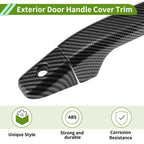 Set of 1 Exterior Door Handle Cover for Chevrolet Colorado (2015–2023) Carbon Fiber Black