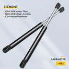 Set of 2 Hood Lift Supports for Nissan Titan Armada (2005–2015)