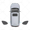 2X Triangular Car Window Sun Shades for Mazda CX-9 (2016–2025) UVA Protection