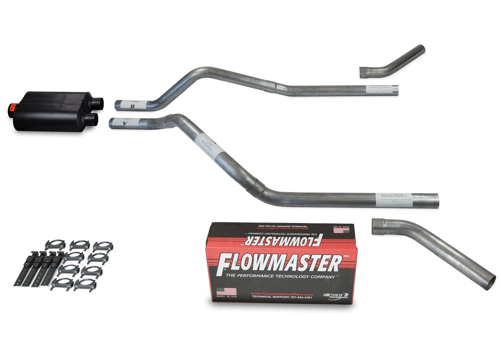 Dual Exhaust Kit for Chevy Blazer (2000–2004) - 2.5" Flowmaster Super 40