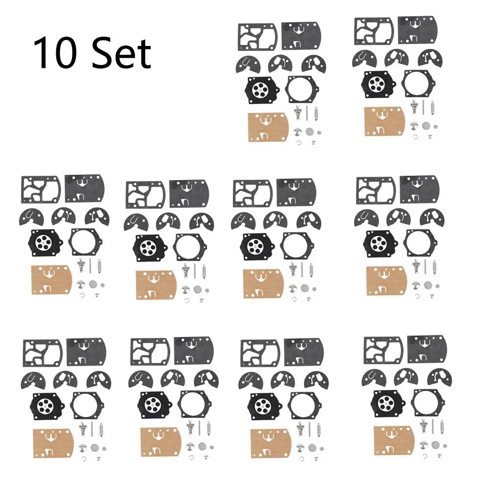Set of 10 Carburetor Repair Kits K10-WB for Homelite 650 750 FP100