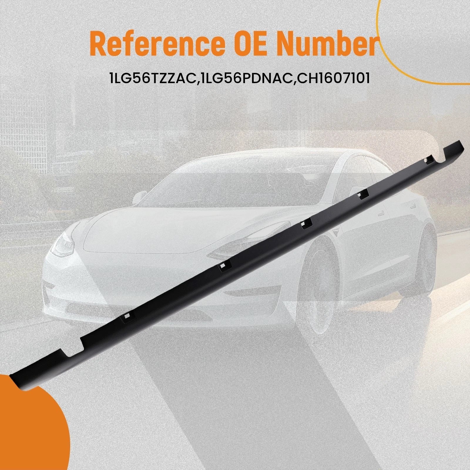 Rocker Panel Molding Trim for Chrysler 300 (2011–2022) 1LG56TZZAC 1LG56PDNAC