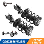 Front Complete Struts with Coil Springs for Toyota Prius 2010–2015 Pair