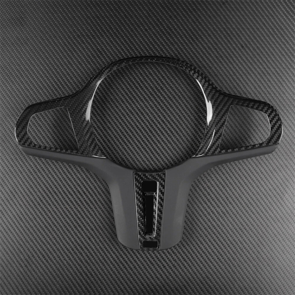 Real Carbon Fiber Steering Wheel Cover for BMW M2 M3 M4 G82 G83 (2023)