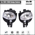 Set of 2 Fog Lights for Dodge Dakota (1997–2000)